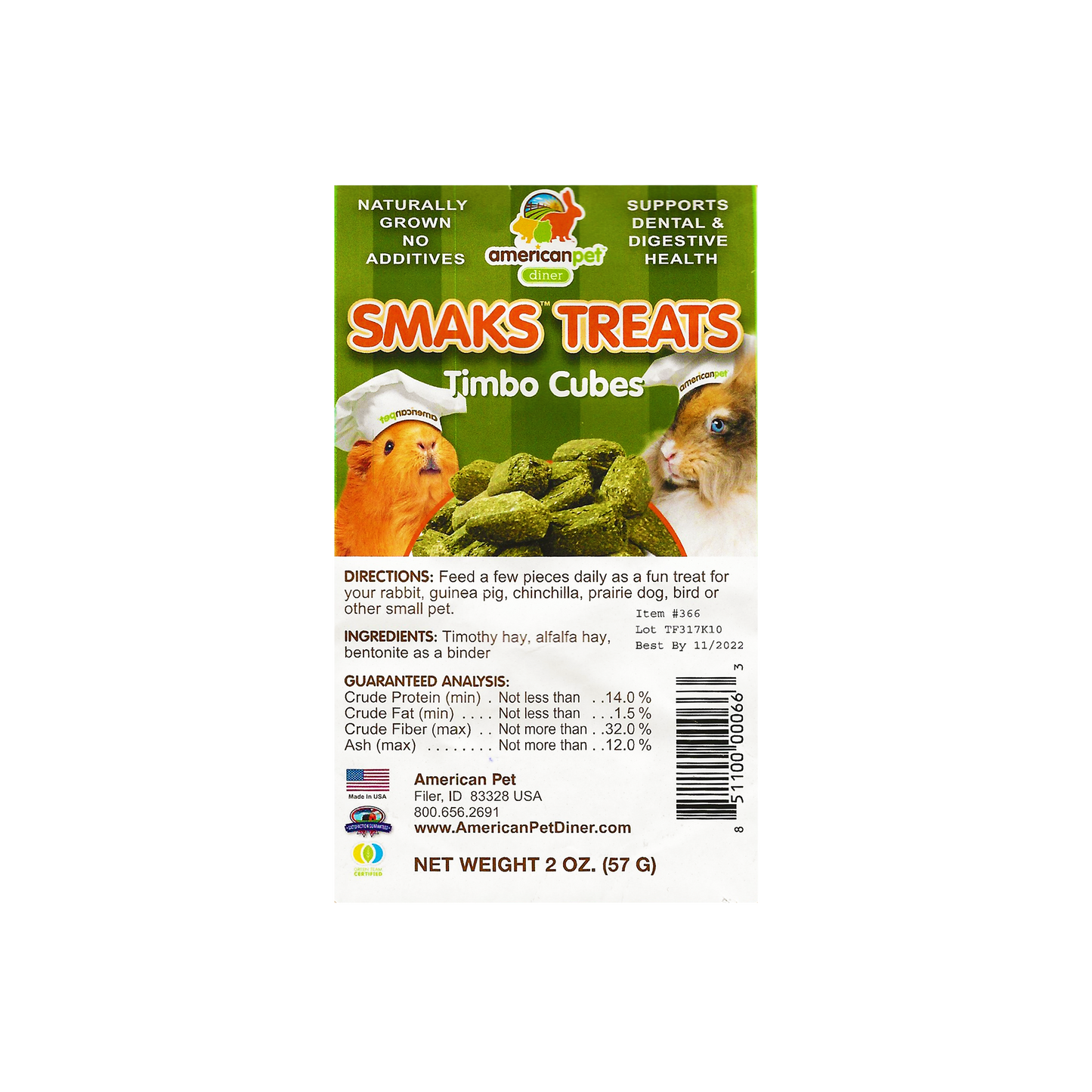 American Pet Smaks Treats Timbo Cubes