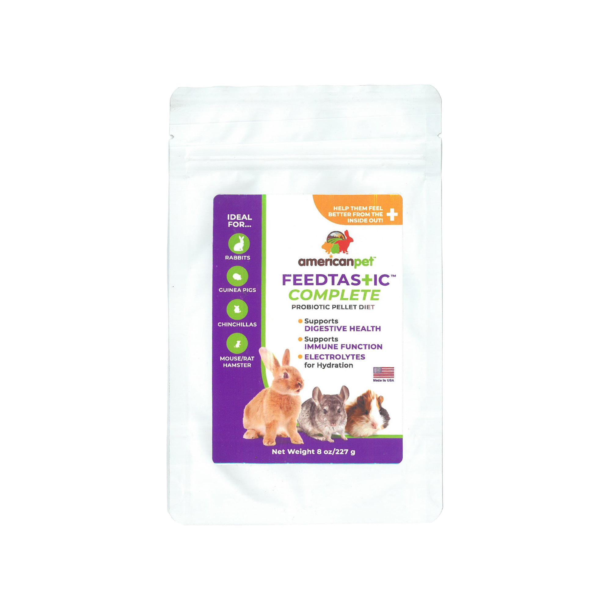 American Pet Probiotic Pellet | Eliminate signs of stress in rabbits