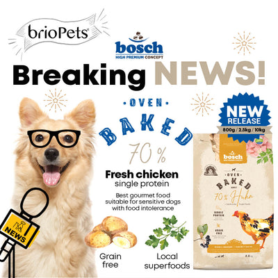 A Brand New Gourmet Dog Food - bosch Oven Baked Chicken