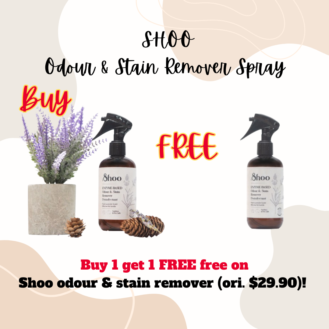 Shoo Natural Odour Remover & Disinfectant Spray
