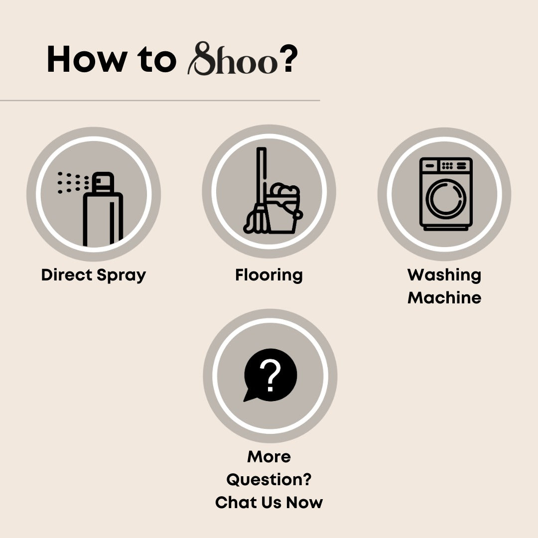 Shoo Natural Odour Remover & Disinfectant Spray