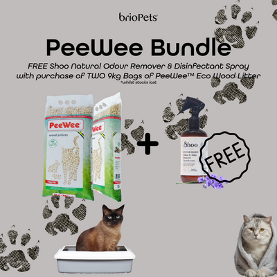 PeeWee Bundle - 9kg (FREE Shoo Spray!)