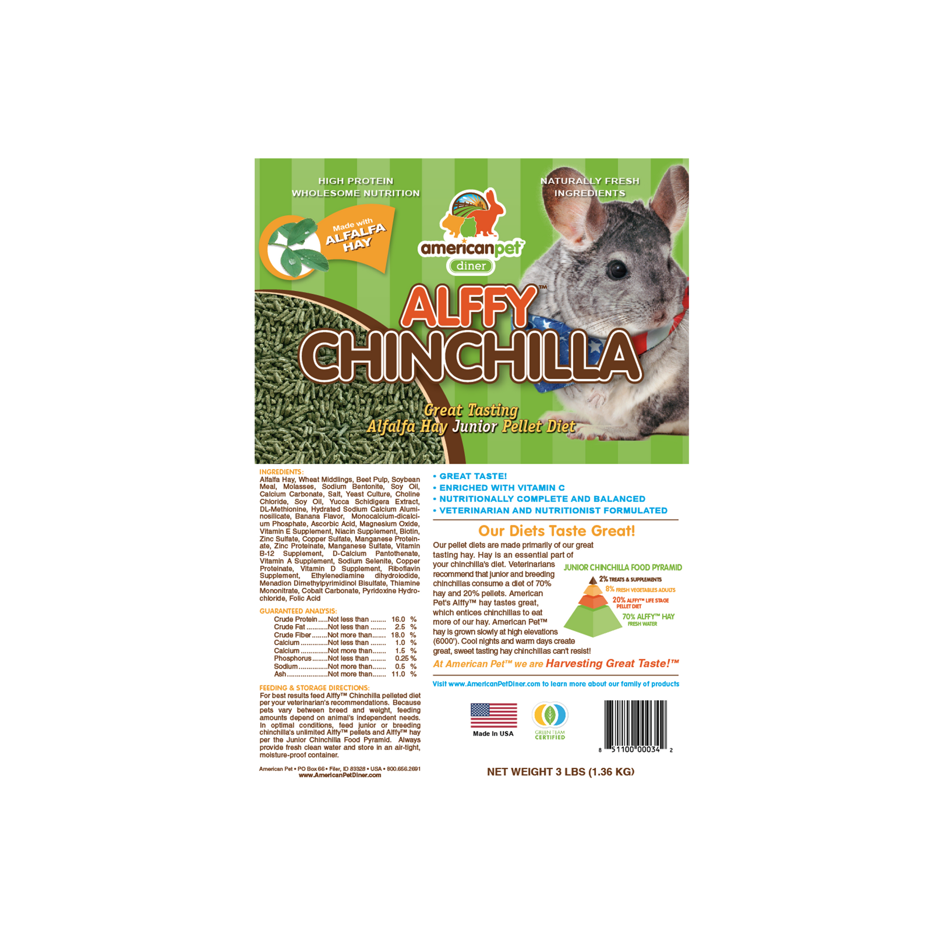 Alfalfa chinchilla top