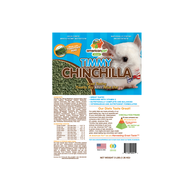 American Pet Timmy™ Chinchilla Pellet