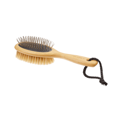 Lila Loves It Double-Sided Dog Brush