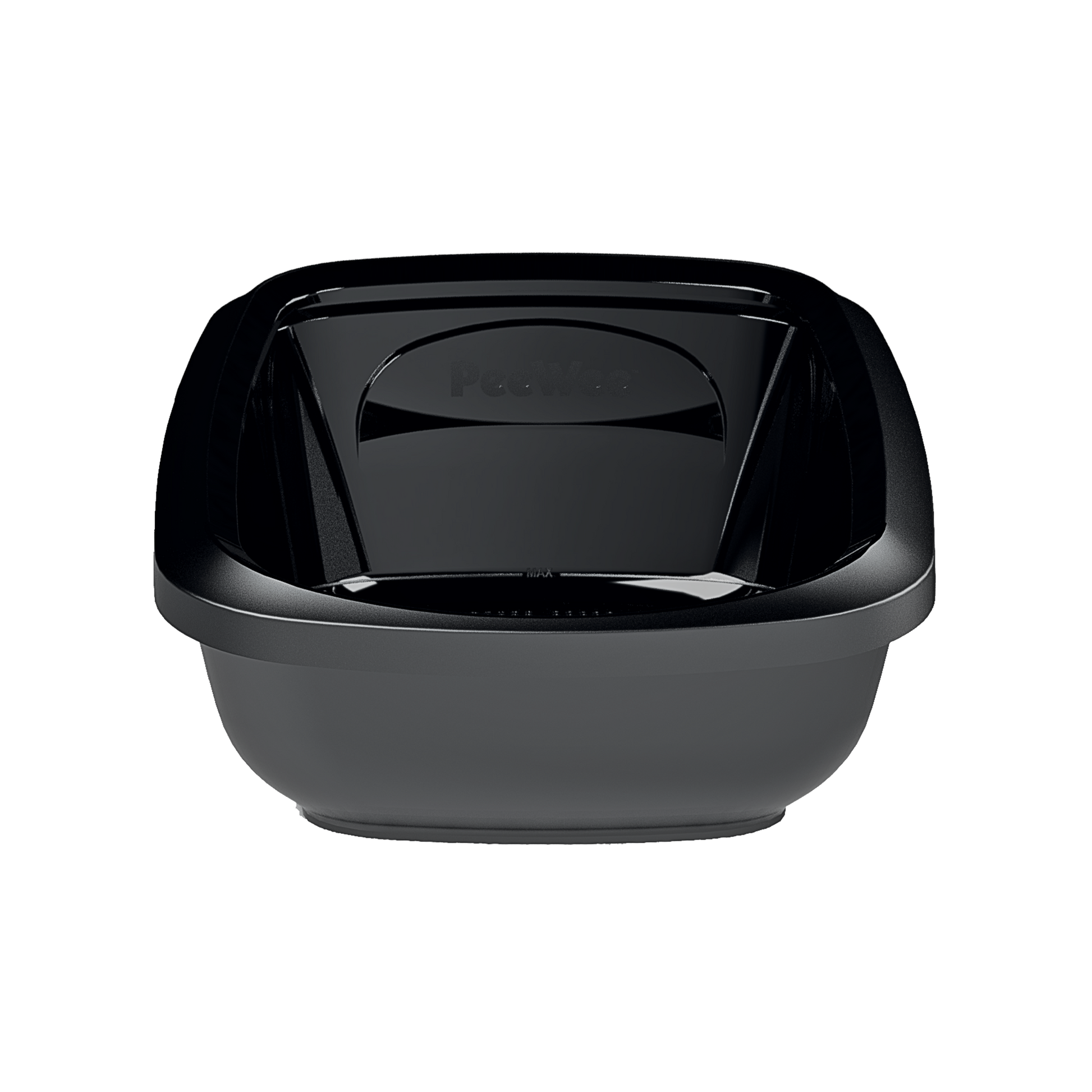 Black cat litter tray deals